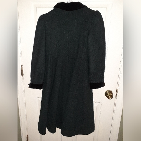 Spoiled Bebe Green WoolVelvet Kid Winter Long Double Breasted Girl… - Picture 6 of 6